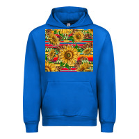 Cobalt mexican sunflowers Urban Hoodie - TumblerDesignByShophia