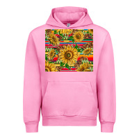 Fuchsia Pink mexican sunflowers Urban Hoodie - TumblerDesignByShophia