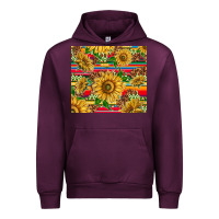 Mauve Wine mexican sunflowers Urban Hoodie - TumblerDesignByShophia
