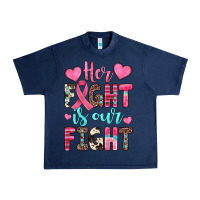 Navy her fight is our fight Urban Heavy Tee - JahusDesignShop