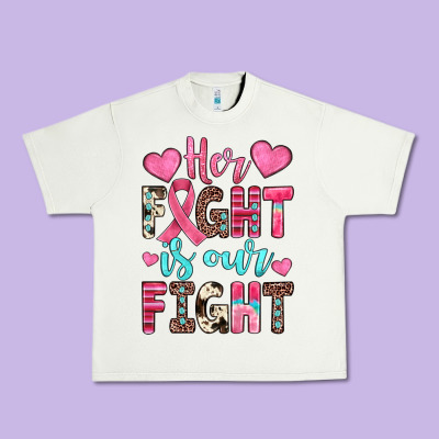Her Fight Is Our Fight Urban Heavy Tee Designed By Jahusdesignshop