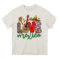 Cream Love Mexico Heavy Core Tee - RanaPortraitStore