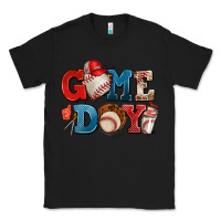 Black game day baseball Classic Tee - AdoDesignShop