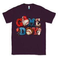 Plum game day baseball Classic Tee - AdoDesignShop