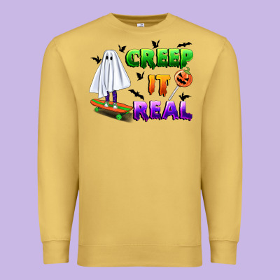 Creep It Real Premium Sweatshirt Designed By Bundleandbundleshop