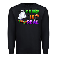 Black creep it real Premium Sweatshirt - BundleAndBundleShop