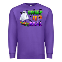 Purple creep it real Premium Sweatshirt - BundleAndBundleShop