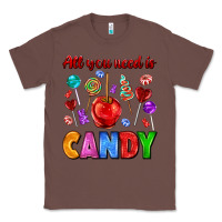 Chestnut all you need is candy Classic Tee - AdoDesignShop
