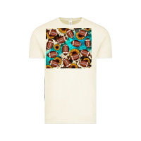 Vintage Arctic football turquoise sunflower Vintage Tee - JahusDesignShop