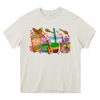 Cream Mexico coffee cups Heavy Core Tee - RanaPortraitStore