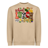 Mushroom school lunch lady Heavyweight Sweatshirt - AdoDesignShop
