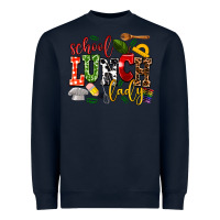 Navy school lunch lady Heavyweight Sweatshirt - AdoDesignShop