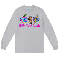 Moon Dust hello first grade tie dye 3200x2400 Long Sleeve Tee - AdoDesignShop
