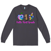 Smoke hello first grade tie dye 3200x2400 Long Sleeve Tee - AdoDesignShop