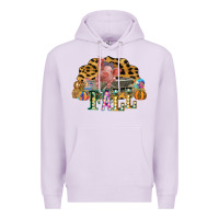 Lilac Fall Scene Pumpkin Watercolor Pig Wagon Serape Cheetah Premium Hoodie - Bettercallsaul