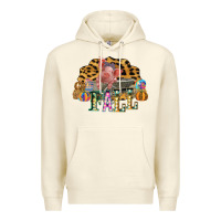 Sandshell Fall Scene Pumpkin Watercolor Pig Wagon Serape Cheetah Premium Hoodie - Bettercallsaul