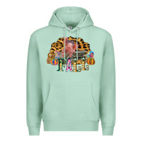 Seafoam Fall Scene Pumpkin Watercolor Pig Wagon Serape Cheetah Premium Hoodie - Bettercallsaul