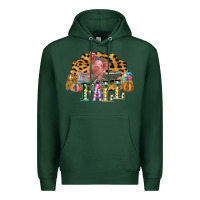 Sports Green Fall Scene Pumpkin Watercolor Pig Wagon Serape Cheetah Premium Hoodie - Bettercallsaul