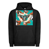 Pigment Black freebird with leopard and cowhide pattern Urban Hoodie - TumblerDesignByShophia