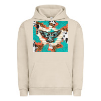 Pigment French Oak freebird with leopard and cowhide pattern Urban Hoodie - TumblerDesignByShophia