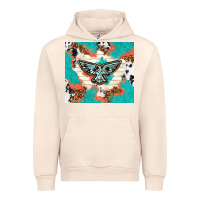 Sandshell freebird with leopard and cowhide pattern Urban Hoodie - TumblerDesignByShophia
