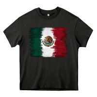 Asphalt Mexican Flag Heavy Core Tee - RanaPortraitStore