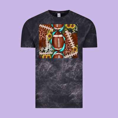 Football Leopard Gemstone Sunflower Tumbler3 Vintage Tee Designed By Jahusdesignshop