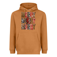 Meerkat Merry Merry Merry Christmas Lightning Bolt Heavyweight Hoodie - BundleAndBundleShop