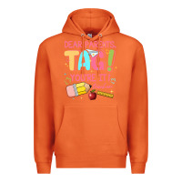 Carrot dear parents tag youre it teacher Premium Hoodie - JahusDesignShop