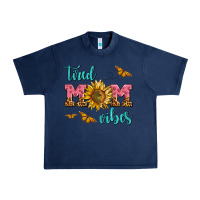 Navy tired mom vibes Urban Heavy Tee - AdoDesignShop