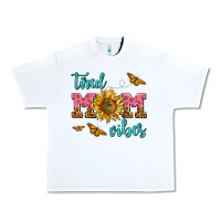 White tired mom vibes Urban Heavy Tee - AdoDesignShop