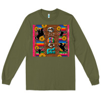 Army Green rodeo serape leopard glitter Long Sleeve Tee - Artiststas