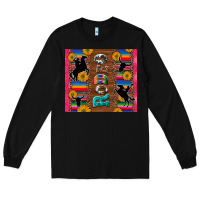 Black rodeo serape leopard glitter Long Sleeve Tee - Artiststas