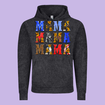Mama American Flag 4th Of July Vintage Hoodie Designed By Hra Design Shop