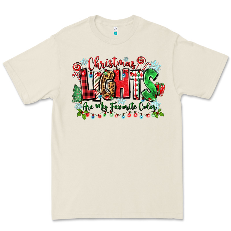 Christmas Lights Are My Favorite Color Premium Tee by Zillion Design Studio | Teevron
