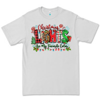 Dove Grey christmas lights are my favorite color Premium Tee - Zillion Design Studio