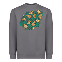 Storm christmas gingerbread cookies patch Heavyweight Sweatshirt - BundleAndBundleShop