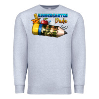 Heather Grey kindergarten dude Premium Sweatshirt - BundleAndBundleShop