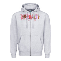 Heather Grey carhartt cow valentines day Zipper Hoodie - MaliasSmallBusiness
