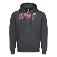Smoke carhartt cow valentines day Zipper Hoodie - MaliasSmallBusiness