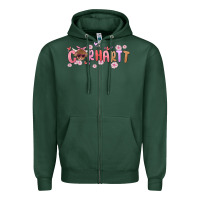 Sports Green carhartt cow valentines day Zipper Hoodie - MaliasSmallBusiness