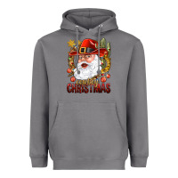 Storm Cowboy Christmas Santa Heavyweight Hoodie - BundleAndBundleShop