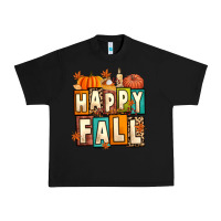 Black happy fall Urban Heavy Tee - Artiststas