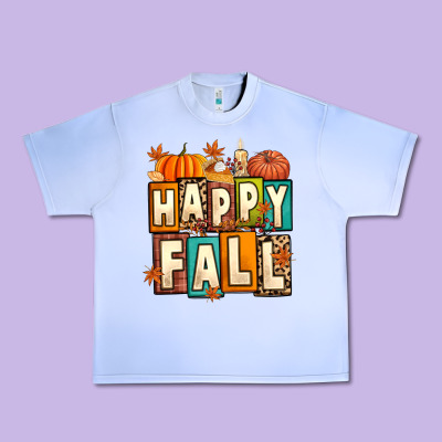 Happy Fall Urban Heavy Tee Designed By Artiststas