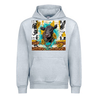 Heather Grey black angus Urban Hoodie - TumblerDesignByShophia