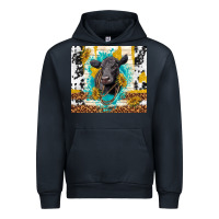 Navy black angus Urban Hoodie - TumblerDesignByShophia