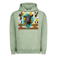 Pigment Oil Green black angus Urban Hoodie - TumblerDesignByShophia