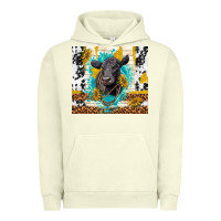 Pigment Pistachio black angus Urban Hoodie - TumblerDesignByShophia