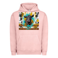 Pigment Salmon black angus Urban Hoodie - TumblerDesignByShophia