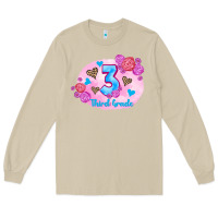 Mushroom back to school flowers third grade 3200x2400 Long Sleeve Tee - AdoDesignShop